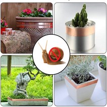 구리 호일 동박 전도성 차폐 테이프가 있는 구리 호일 달팽이 얼룩 유리 10M 20M 25M 가전 제품 DIY, 02 5mm_01 10M