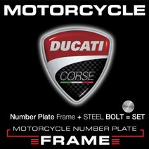 미니에프 2020 두카티 바이크 번호판가드&번호판볼트 MFMC02-2020 DUCATI 3LINE DESIGN&STEEL BOLT, D33