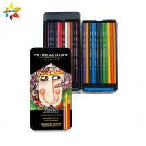 프리즈마 색연필 150 132 48 72색 Sanford prismacolor 2436 6072 색상 new usa lapis de cor 오일 컬러 연필 빅 소프트 코어 아트, 24색 소프트 코어