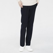 네이비 데일리 에센셜 기모 저지 밴딩바지.GPD21401