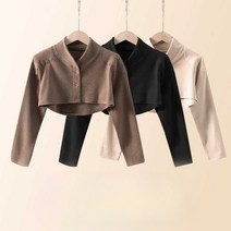 어깨 패드 수면 조끼 보온 노인 방한 경추, 블랙 -  L