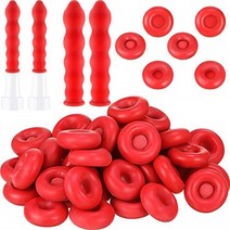 접착제20pcs Caulk Cap Red Saving Sealer 씰링 및 보존을위한 오픈 코킹 튜브, 한개옵션0