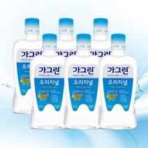 동아제약 가그린 오리지널 구강청결제 750ml x 6개, 단품