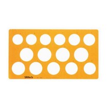 코링 대형 원형 정규 템플렛 K-1061F 원형자 제도용품 모양자 디, 단품