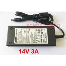 설비부자재 삼성 u28e590d ue22f5400 t24c350lt led 모니터 전원 공급 장치용 14v 3a a4514-dsm acdc 어댑터