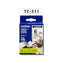 PGM^*^몰브라더 TZ 테이프 TZ-211 6mm 라벨 프린터 제본 다용도스티커 라벨기 마스킹^*췤pgm, a*^*옵션없슴