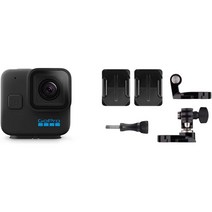 GoPro hero11 black 방수 액션 카메라 앰프 보호 케이스(hero10 블랙hero9 블랙) 고프로 공식 액세서리, 측면 마운트가 있는 헬멧 전면 번들, H11 블랙 미니