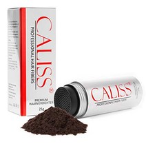 독일 헤어팩 헤어마스크 Caliss - 흩어진 머리카락 모발을 두껍게하는 모발 섬유. 탈모용 헤어파우더 가벼운 모발 및 대머리용 헤어파우더 - 25g 미디엄 브라운, 어두운 갈색