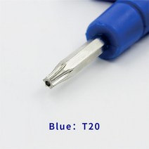 골프 블랙 T25 토크 슬리브 렌치 핑 드라이버 퍼터 스패너 도구 액세서리, 6.Blue T20
