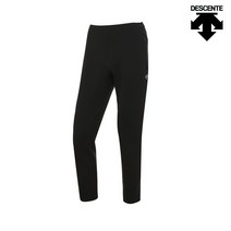 데상트 남성 슬림핏 스트레치 이중구조 플리스 팬츠(기모) SM421SKPO1_BLK