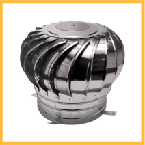 정화조 환풍기 배기팬 공장 옥상 지붕 무동력 흡출팬, 160mm(304스테인리스 도톰한 완제품)