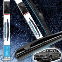 벤츠 CLS 와이퍼 자동차 하이브리드 실리콘 윈도우브러쉬 발수 코팅 1세트, W218/C218/X218 600+600 (C타입)