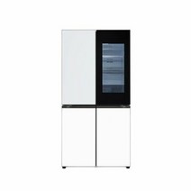 [LG] 디오스 노크온 냉장고 오브제컬렉션 H874GYW312 870L, 단일속성