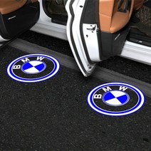 BMW 도어라이트 2ps 1 3 5 7시리즈 G20 G30 X1 X3 X4 X5 X6 320 340 420 520 530 LED 도어등 차량용품, 01, 혼합색상