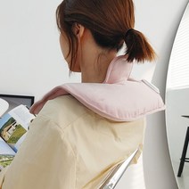 인더스 온수 무선 충전 목 어깨 온열 찜질기, 핑크(INO-NO2)