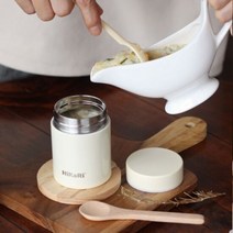 히카리 스텐 보온 도시락통 죽통 이유식 200ml 280mlㅁ, ㅁ200mlㅁ