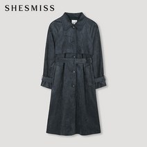 [쉬즈미스(SHESMISS)] [쉬즈미스] 벨벳 벨티드 트렌치 코트_SWWBYM31040