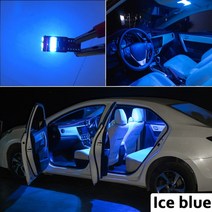 mdng canbus 자동차 전구 led 인테리어 돔 도어 라이트 키트 벤츠 c es s m class w202 w203 w204 w210 w211 w212 w220 w221, 아이스 블루, s w140-18pc