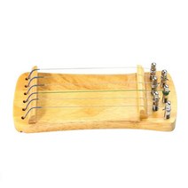 쟁 6 문자열 솔리드 우드 Guzheng Fingering Exerciser 연습 Protable 악기 Zither 손가락 훈련, Wood