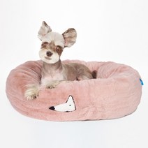 죠스펫 생활방석 도넛방석 고양이 강아지방석 쿠션 극세사 원형방석 스탠다드 애견방석, 죠스펫 생활방석 [시그니처-핑크]