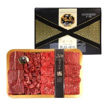 한우선물세트 1등급이상 재수선물세트 불고기 국거리 사태 산적용 4종 1kg 2kg 선물세트, 2kg선물세트