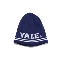 예일 JACQUARD LOGO BEANIE NAVY