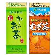 이토엔 오이오차 녹차 에코 팩 (종이 팩) 250ml X 24병, 4.  세트 구매  녹차 250ml   24병 + 무기