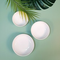 원형 앞접시 찬기 화이트 반찬 그릇, 원형_소