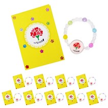 카네이션카드&카네이션팔찌만들기세트x10개 DIY모아 어버이날 가정의달 선물 카네이션만들기