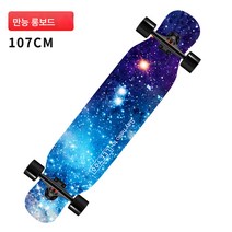 롱보드 초보자용 스케이트보드 초보자용 성인 더블 리프트 전문 킥보드, Cb556 하늘