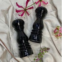 솔트밀 소금갈이 그라인더 분쇄기 소금통 블랙 18cm 주방 업소 용품, 솔트밀18cm