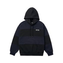 THRASHER 빅 스트라이프 스몰 매거진 로고 후디 블랙