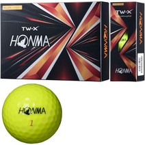 혼마 골프 HONMA 볼 TWX볼 2021 5박스 세트 5박스(60개입) 옐로우, 01.옐로