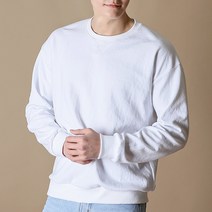 블루포스 남여공용 BG엘리논 오버핏 맨투맨 오버핏 국내생산 긴팔티셔츠 커플룩 단체복