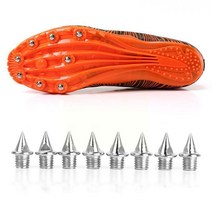 스프린트 스파이크 육상화 포인트화 트랙화 트랙 및 필드 신발 스터드 내구성 실버 필드 및 교체 신발 신발 스포츠 트랙 실행