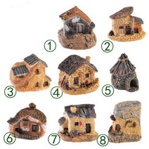 포포베이비 테라리움 만들기 초가집 하우스 미니어쳐 소품, 4번