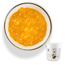 광희식품 과일맛 12종 팝핑보바 1.25kg 버블티 밀크티 펄 음료수 디저트 토핑, 오렌지맛