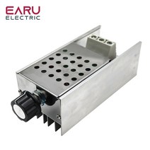 전압조정기 전압레귤레이터 10000w 25a 속도 컨트롤러 고전력 scr 전압 조정기 조광기 스위치 속도 온도 제어 온도 조절기 ac 110v 220v, 없음