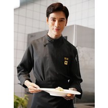 조리복 쉐프복 주방유니폼 의연당 패션 셰프 작업복 남 여름 호텔리어 주방 얇은 블랙 반팔 에어 맥스 셰프 복장