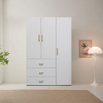 누벨1200서랍옷장셋트 1200장롱 1200드레스룸, 그레이