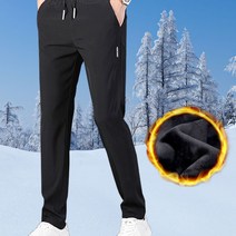 남성 기모 트레이닝 방한 팬츠 등산 겨울 슬림핏 바지 - 2023958EA