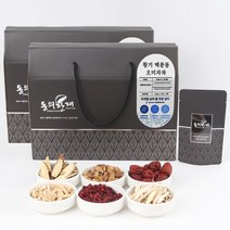 동의한재 한방 국산 6종 재료 황기 맥문동 오미자차 100ml x 30개입 생맥산차 2박스, 단품