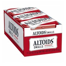 Altoids Smalls Peppermint Breath Mints 스몰 페퍼민트 브레스 민트 10.5g x 9팩, 1box