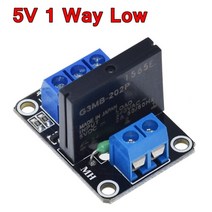 TZT 5V 릴레이 1 2 4 8 채널 OMRON SSR 용 arduino용 하이 로우 레벨 솔리드 스테이트 모듈 250V 2A, 05 5V 1 way Low