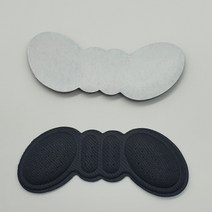 큰 신발 헐떡거림 방지 패드 운동화 줄이기 구두 축구화 뒤꿈치 물집 로퍼 뒷꿈치 여자 클때 까짐 발아픔 군대 군인 발 밴드 사이즈 새구두 케어 남자 발꿈치 쿠션 스티커 블랙6mm