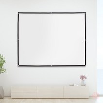 이동형 빔프로젝터 스크린 186X139CM 4대3비율 스크린 프로젝터스크린 빔스크린