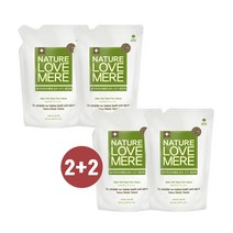 네이쳐러브메레 유아 식기세정제 리필 실속 세트 구성, 01.식기세정제 리필 2+2팩