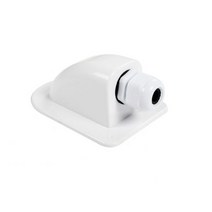 루프캐리어 루프백 호환 캠핑카 캐러밴 태양광 자동차 정션 박스 지붕 와이어 엔트리 케이블 모터홈 RV 액세서리, 싱글 홀 화이트, 1개