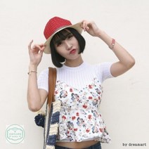 밀짚모자_페도라_여름모자_투톤_배색 2C94