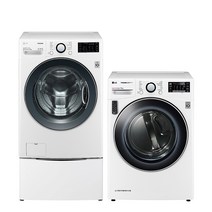 LG전자 트롬 트윈워시 건조기 세트 F21WDUM-6N 21kg + 16kg 방문설치